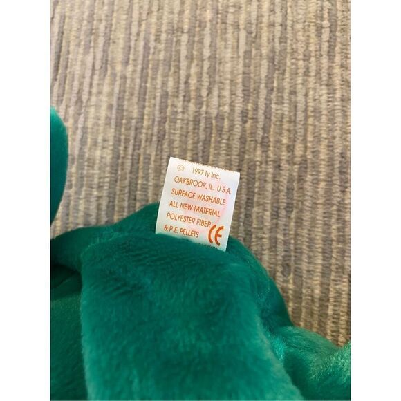 1997 1993 Erin The Bear Mini Regular Size Set Ty Beanie Baby Plush Collectible V - Picture 11 of 14